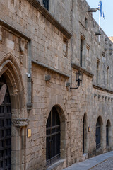 Fototapeta premium Street of the Knights of Rhodes