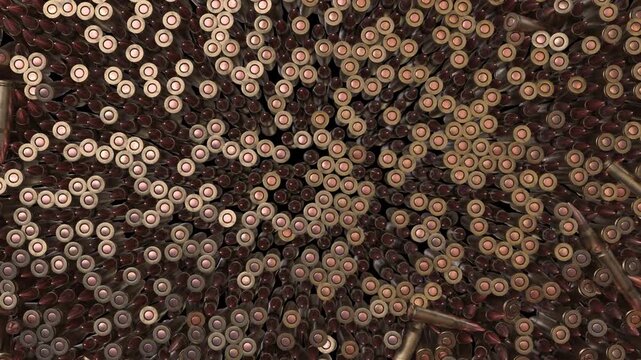Bullet Ammo spiral Transition for Gaming and Action Edits
