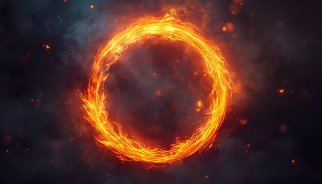 ring with fire colour