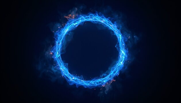 ring with blue colour