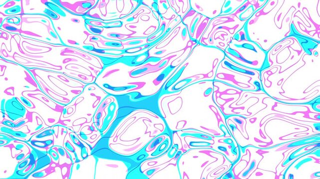Psychedelic liquid light abstract animation background