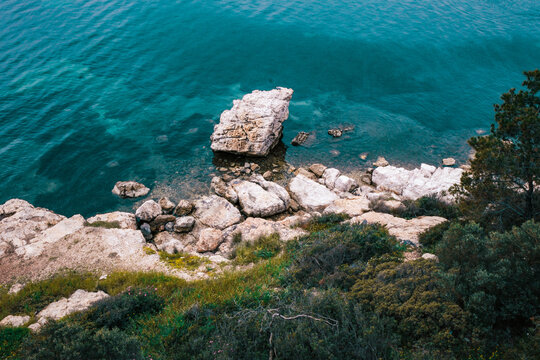 Cunda island Ayvalik Turkey Aegean Sea and nature
