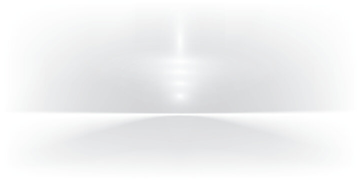 White podium with limbo background. abstract illustration