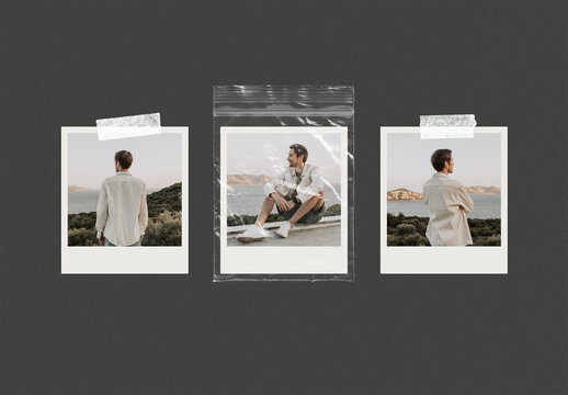 Instant Photos Mockup