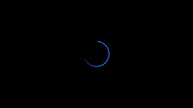 Circular Loading Progress Animation Loop