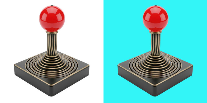 Retro arcade joystick controls