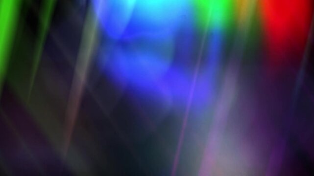 Luxury Prism Light Refraction Background with Holographic Glass Beams, Iridescent Optical Glow and Cinematic Spectrum Lighting for Premium Motion Graphics, Brand Intro Backgrounds