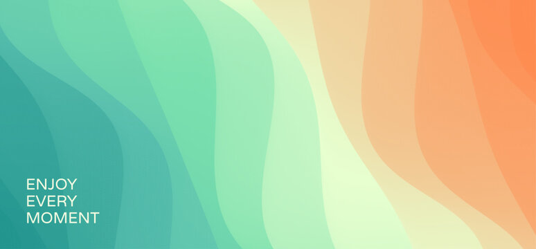 Abstract wavy background. Vector illustration for brochure, poster, presentation, cover, screen, flyer or banner.