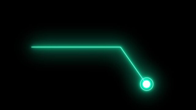 Animated glowing callout elements and HUD graphics. Neon callout elements designed for text highlighting and user interface projects. 4k motion video.