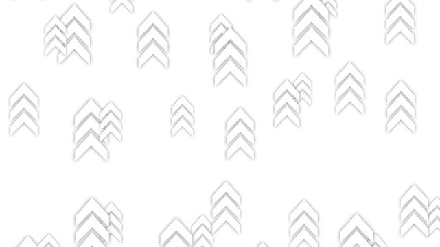 Chevron arrows scattered clean minimal seamless pattern with plenty of copy space background animation