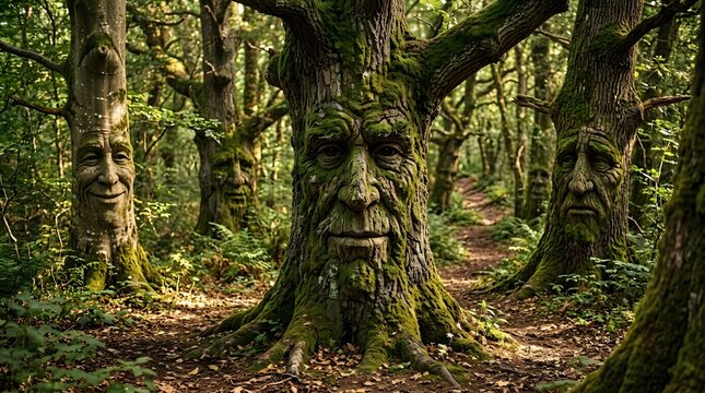 trees in the forest