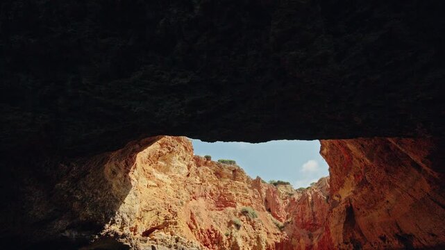 View Through Paradise Cave in Algarve