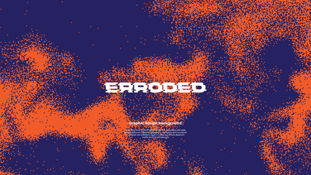 Wavy dithered fluid color. Futuristic minimal background.