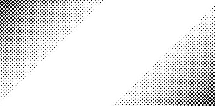Black gray halftone diagonal background on transaprent background