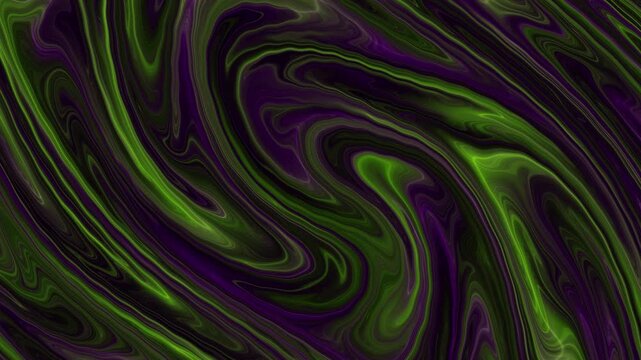 Purple and Yellow Neon Fluid Seamless Loop Video Background
