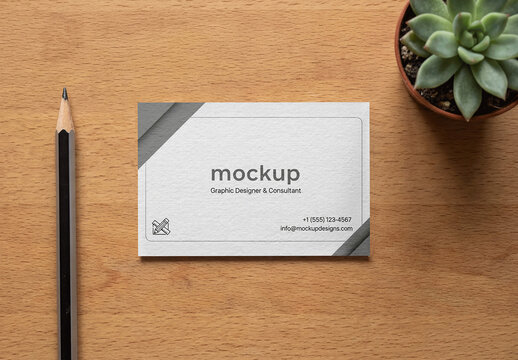 Business Card Stationery Mockup