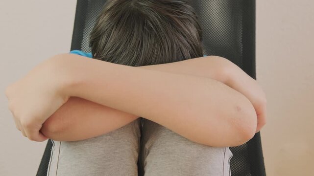 preteen boy coping with emotional issues, growing pains, identity crisis, childhood mental health, Distressed child suffering from psychological issues