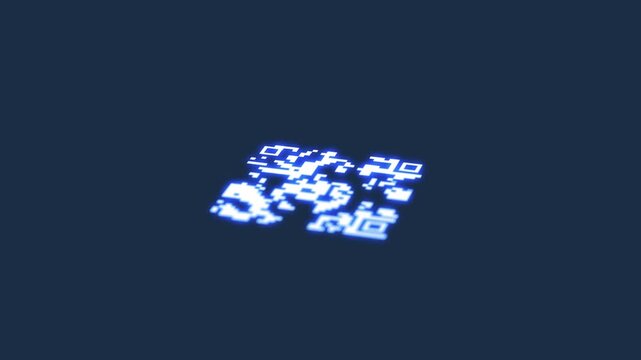 Title
Glowing QR Code Animation on Dark Background