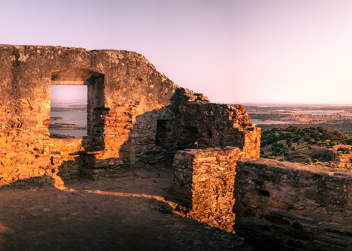 vista de torre em castelo