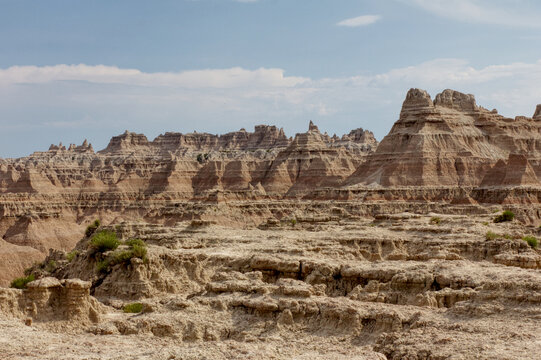 Badlands wyoming deep landscape