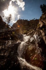 waterfall in the mountains © C. Gaines Media