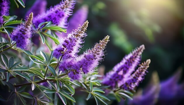 Vitex Chaste Tree Vitex Agnus Castus Chastetree Chasteberry Abraham S Balm Lilac Chastetree Or Monk S Pepper Purple Flowers