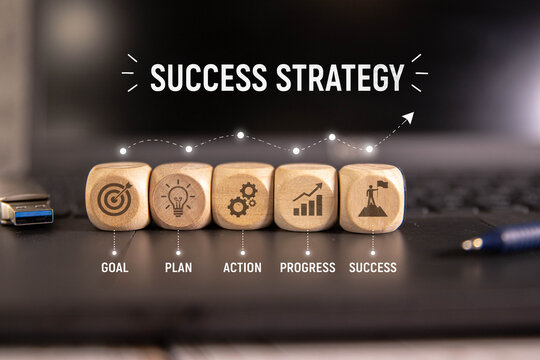 success-strategy-goal-plan-action-progress-business-concept-with-wooden-blocks