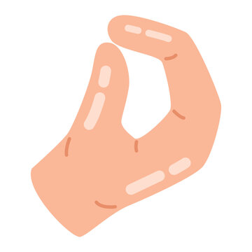 Pinching Hand Icon Design