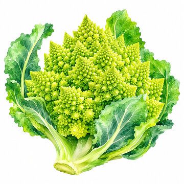 Romanesco Broccoli｜ロマネスコ（ブロッコリー）の写真・イラスト素材