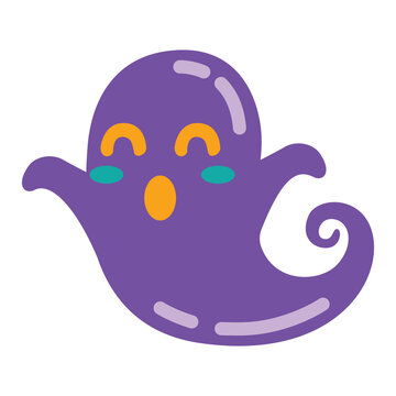 Ghost Halloween icon design