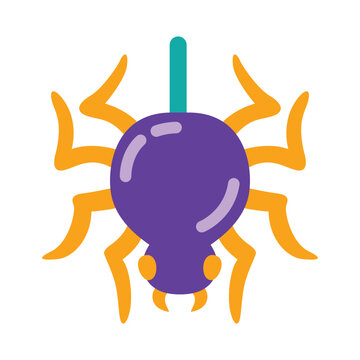 Spider Halloween icon design