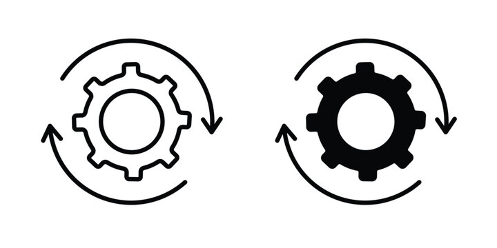 Implementation icon flat art series