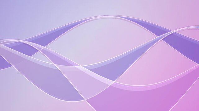 Flowing translucent and opaque wave-like shapes undulate across the frame