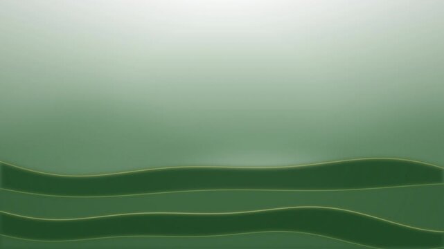 Three horizontal undulating lines define an abstract graphic design