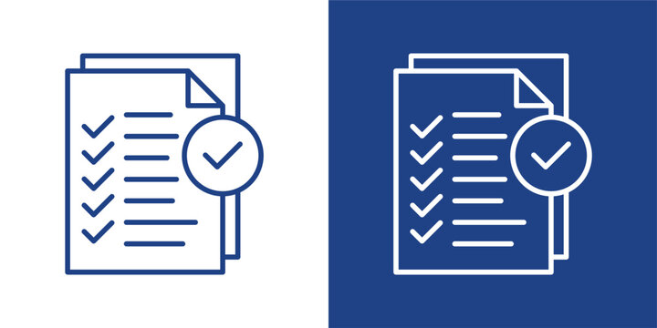Business Proposal Blue And White Icon Style Collection