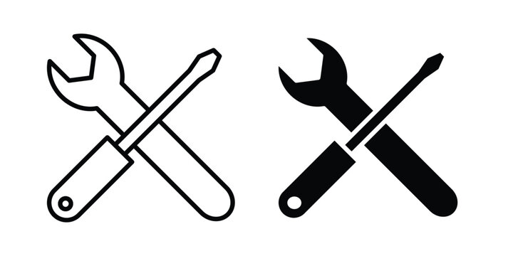 Repair icon vector logo collection