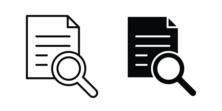 Case studies icon outline art collection