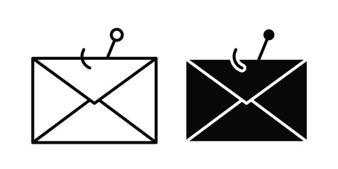 Email phishing icon for marketing designs © kia
