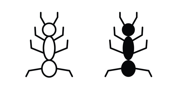 Ant icon minimal logo collection