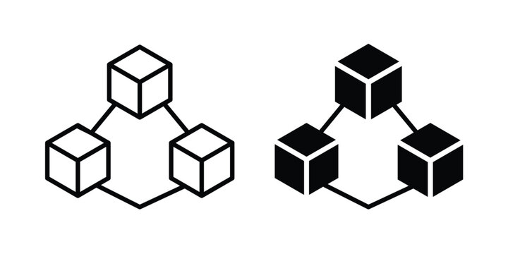 Modules icon minimal logo collection