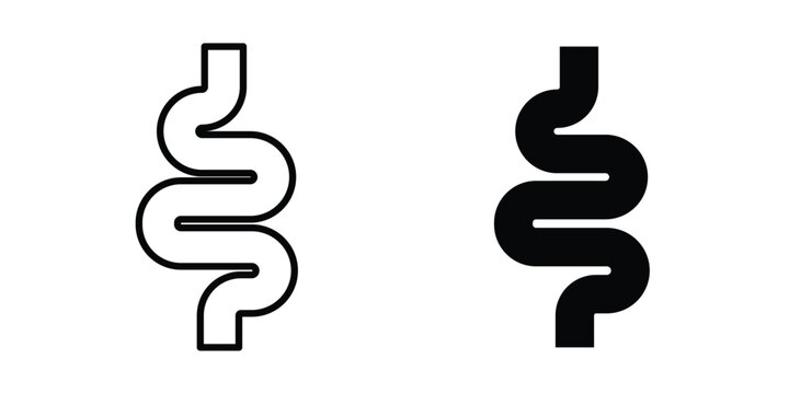 Diarrhea icon vector illustrations group