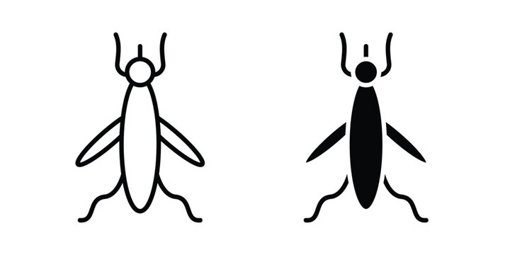 Mosquito icon for creative projects