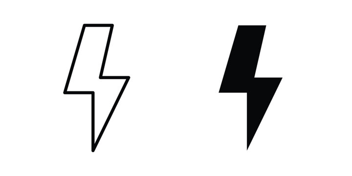 thunderbolt icon for creative projects