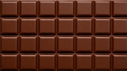 Naklejka premium Delicious smooth dark chocolate bar texture background