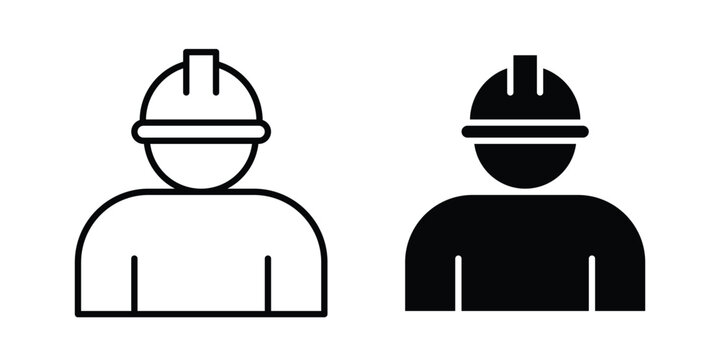 Builder icon black symbol pack