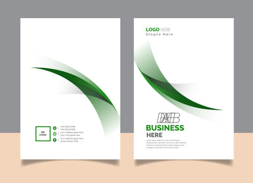 Professional Abstract Corporate colorful Annual Report Cover Design Template