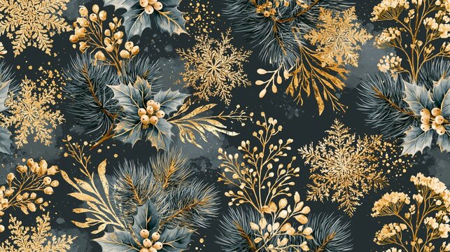 pattern, snowflake, winter, snow, vector, design, snowflakes, flower, seamless, holiday, illustration, decoration, wallpaper, art, ice, xmas, season, cold, christmas