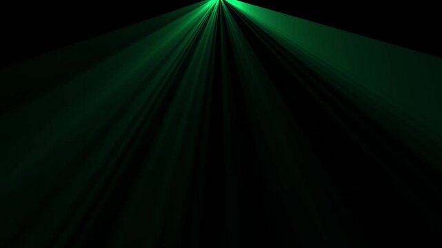 Flare light beam with smoke and dust particle effect abstract background. 4K 3D abstract light motion titles cinematic background. Light rays beam on black background loop animation .