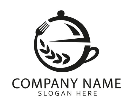 Cafe restaurant logo in vector.