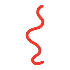 Fototapeta premium Swirl Doodle Line